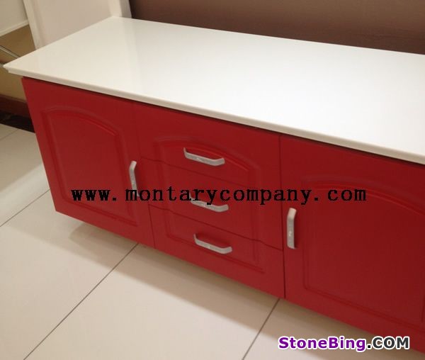 Crystallied Glass Stone Countertop