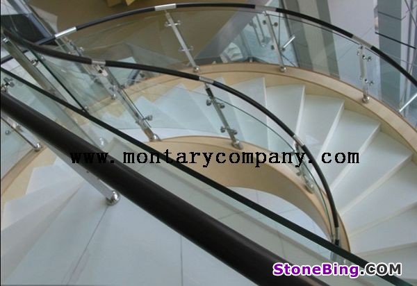 Crystallied Glass Stone Stair Step