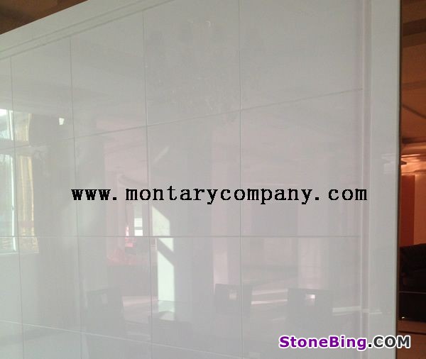 Crystallied Glass Stone Wall
