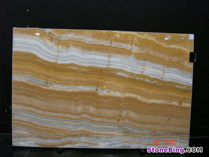 Aqua Brown Onyx Slab
