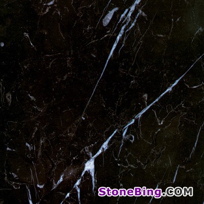 Negro Marquina Marble Tile