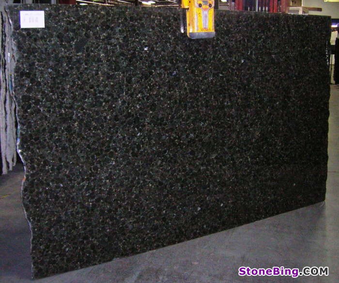 Green Butterfly Granite Slab