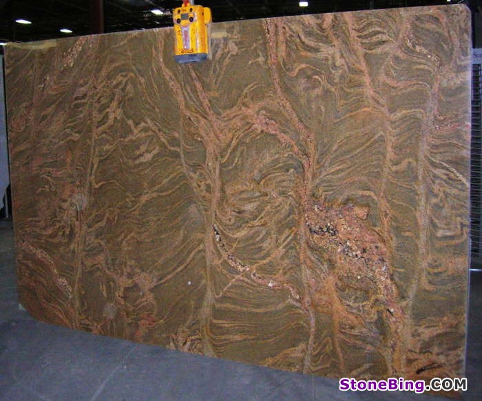 Juparana Gold Granite Slab