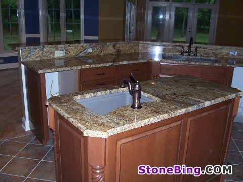 Golden River Granite Countertop