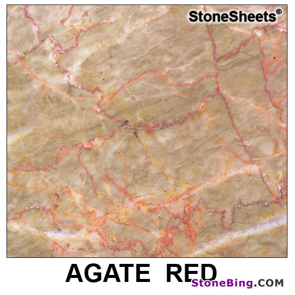 Agate Red Marble Tile