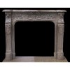 Bella Vista Brown Marble Fireplace