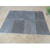 Black slate tiles