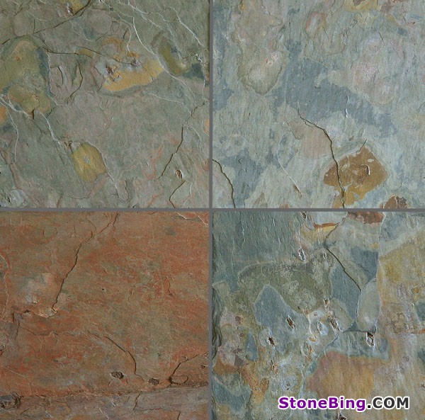 Raja Multi-Color Slate Tile