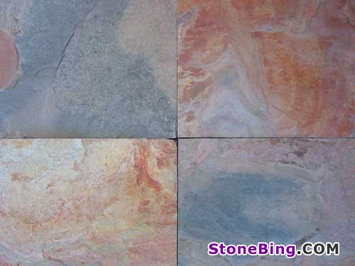 Red Raja Slate Tile