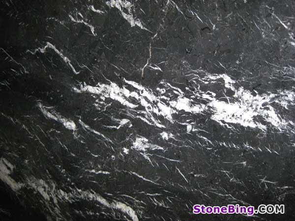 Negro Marquina Marble Tile