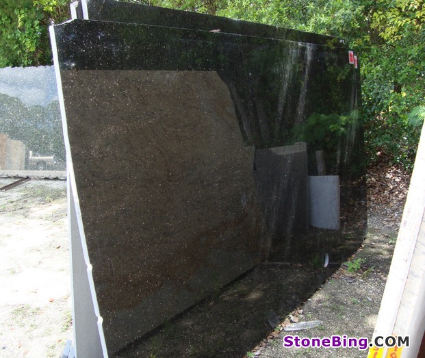 Black Galaxy Granite Slab