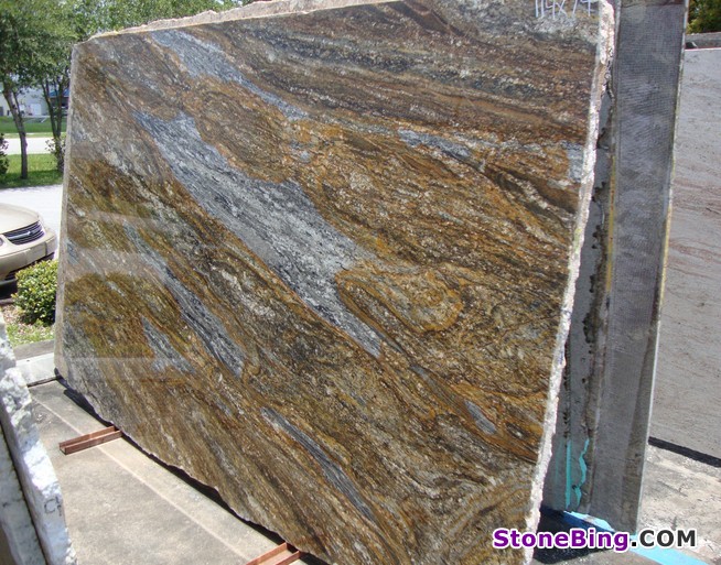 Taupe Golden Granite Slab