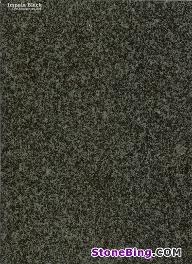 Impala Black Granite Tile