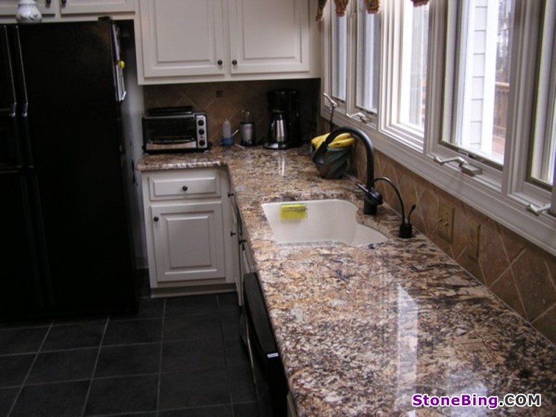 Exotic Gold Granite Countertop