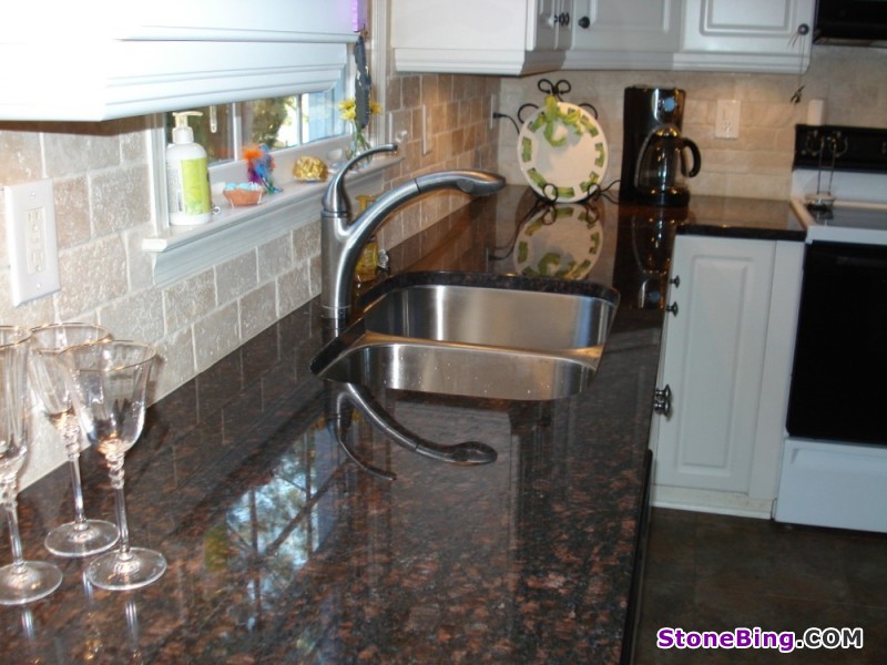 Tan Brown Granite Countertop