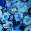 Blue Agate Semi Precious Stone