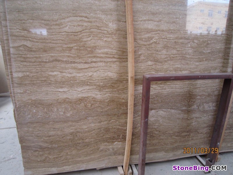 Coffee Travertine Slab