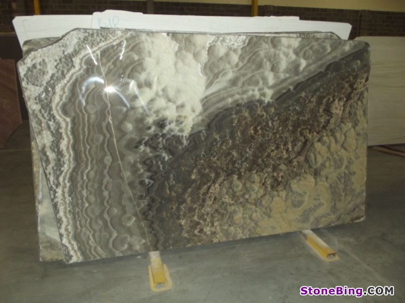 Black Cloud Onyx Slab