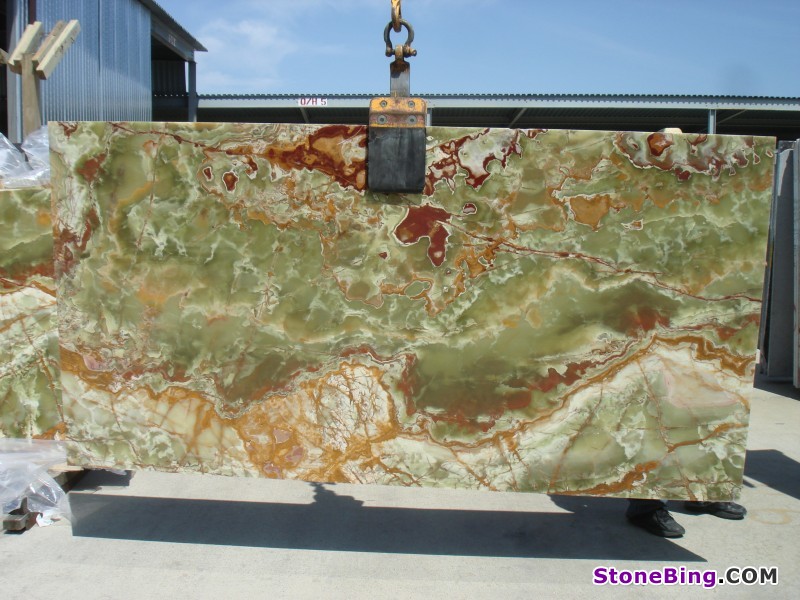 Green Onyx Slab
