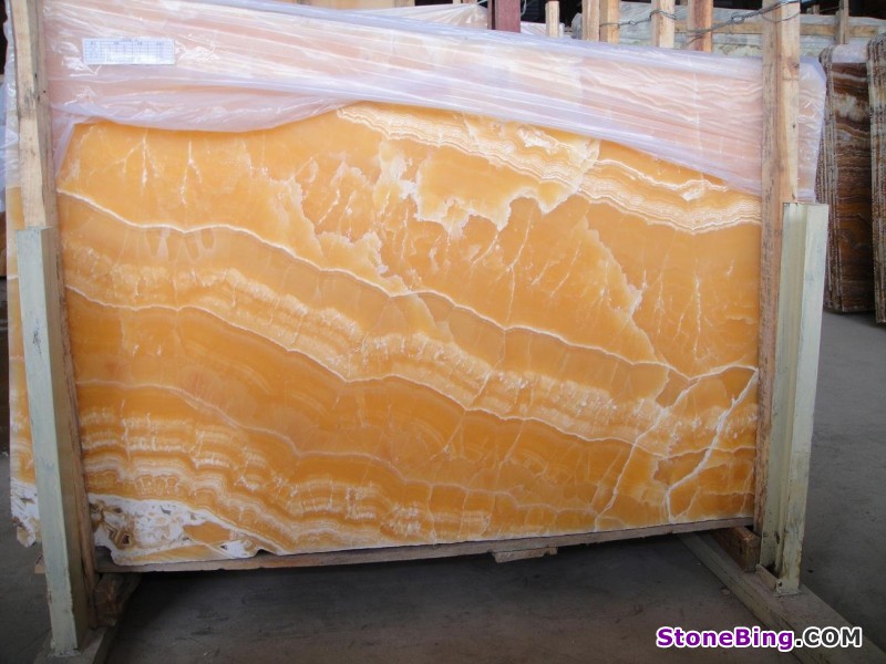 Pakistan Orange Onyx Slab
