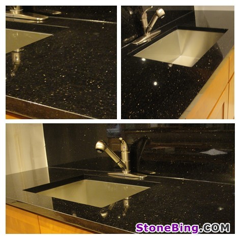 Black Galaxy Granite Countertop