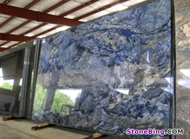 Blue Bahia Granite Slab