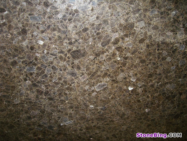 Brown Pearl Granite Slab