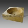 Yellow Travertine Valy Bath Sink