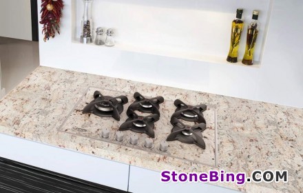 Cooking with gas on marble or granite cooktops