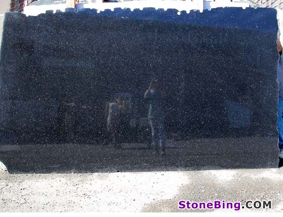 Black Galaxy Granite Slab