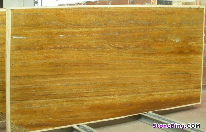 Giallo Travertine Slab