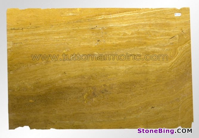 Giallo Travertine Slab
