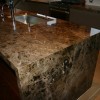 Emperador Marble Kitchen Island