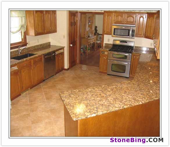 Giallo Fiorito Granite Countertop