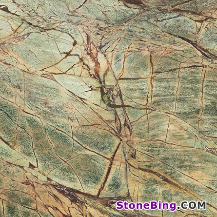 Rainforest Green Marble Tile