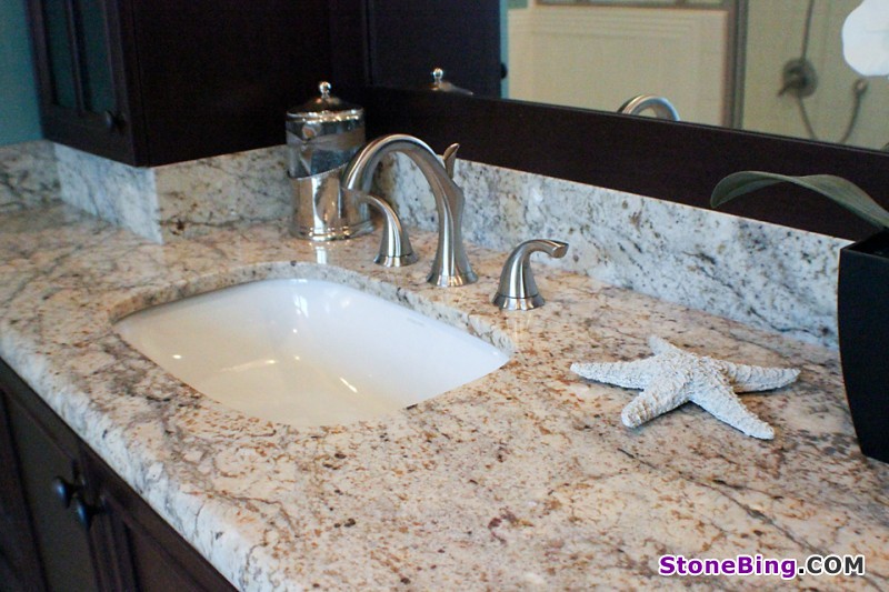 Giallo Falla Granite Vanity Top