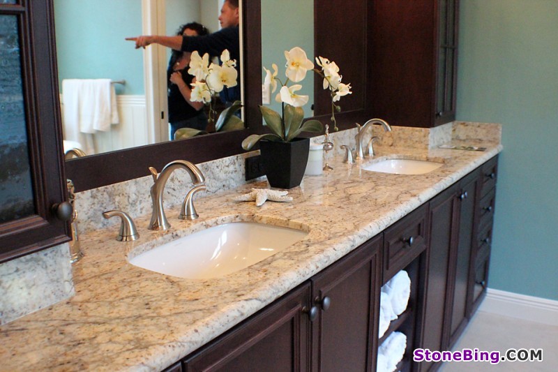 Giallo Falla Granite Vanity Top