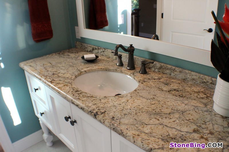 Giallo Falla Granite Vanity Top