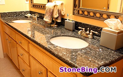 Blue Pearl Granite Vanity Top