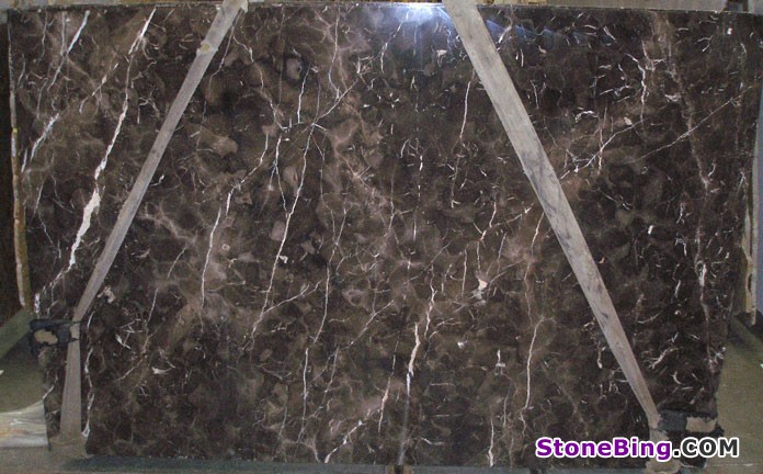 China Brown Marble Slab