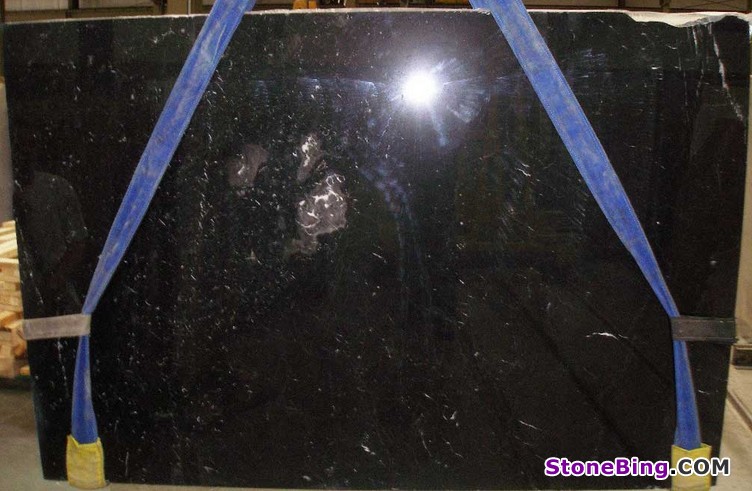 Negro Marquina Marble Slab