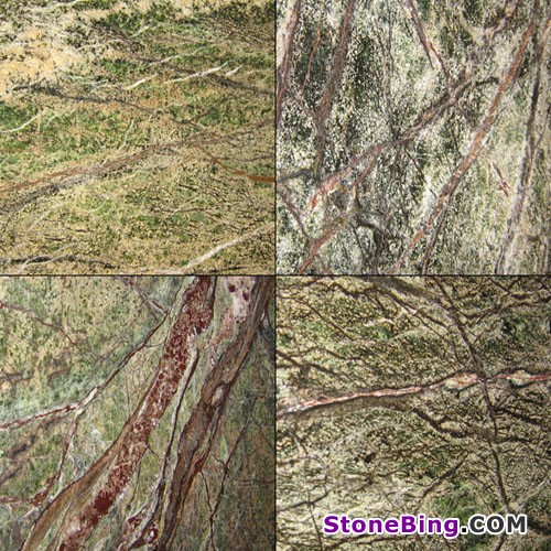 Rainforest Green Marble Tile