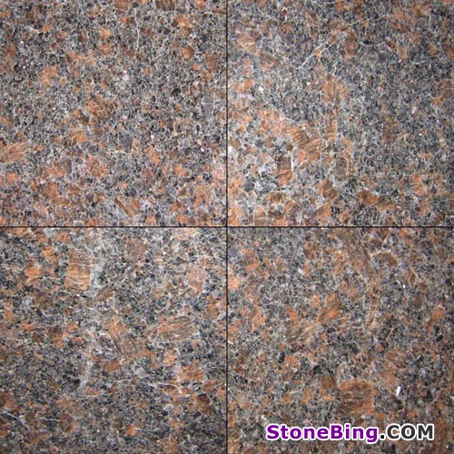 Dakota Mahogany Granite Tile