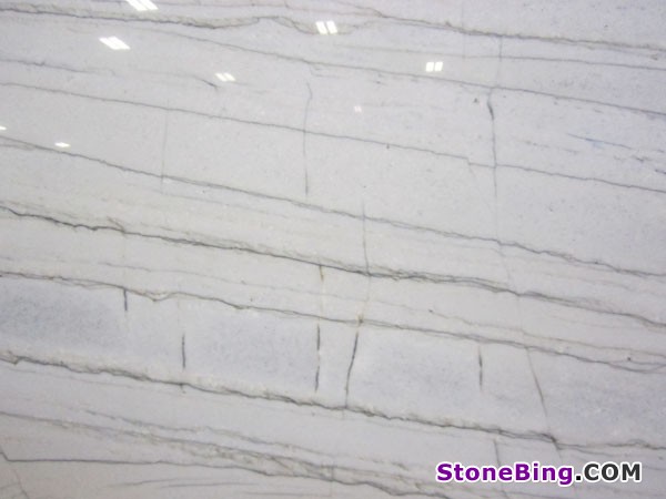 White Macubas Marble Slab