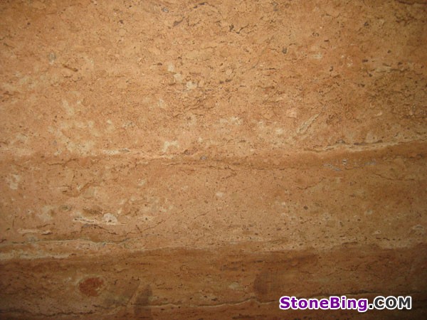 Red Travertine Slab
