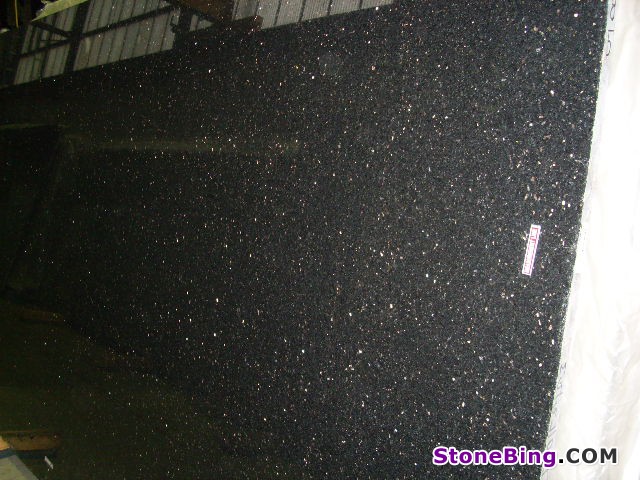 Black Galaxy Granite Slab