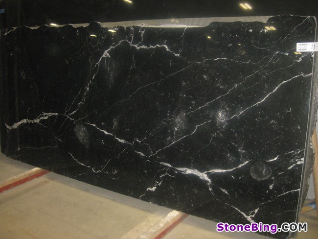 Negro Marquina Marble Slab