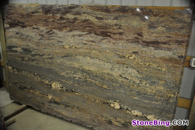 Crema Bordeaux Granite Slab