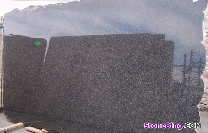 Black Impala Granite Slab