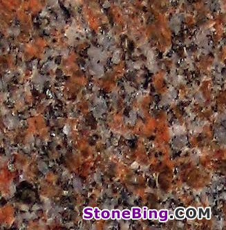 Dakota Mahogany Granite Tile